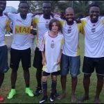 Diawara Diabis academicien et formatuers de jmg football-avec ses anciens camarades academiciens et jean marc guillou